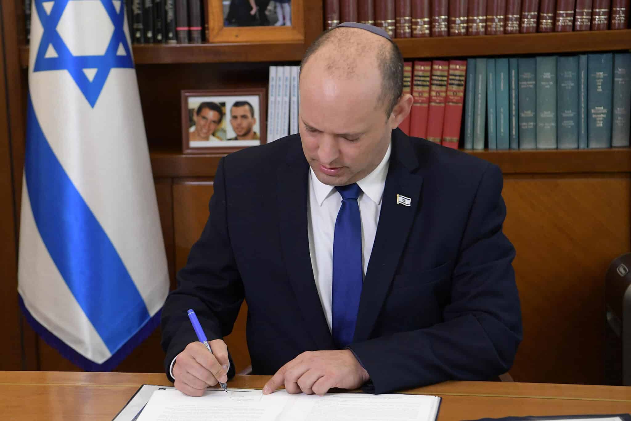 El primer ministro de Israel, Naftali Bennett.