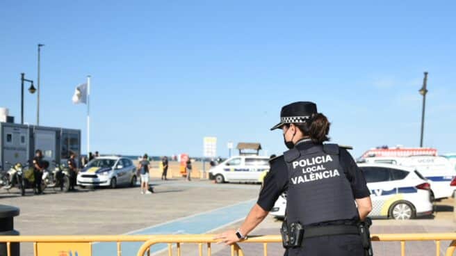 Una agente de la Policía Local de Valencia.