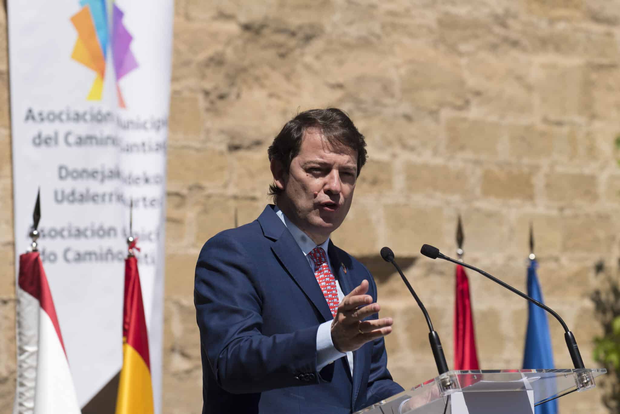 El presidente de la Junta de Castilla y León, Alfonso Fernández Mañueco