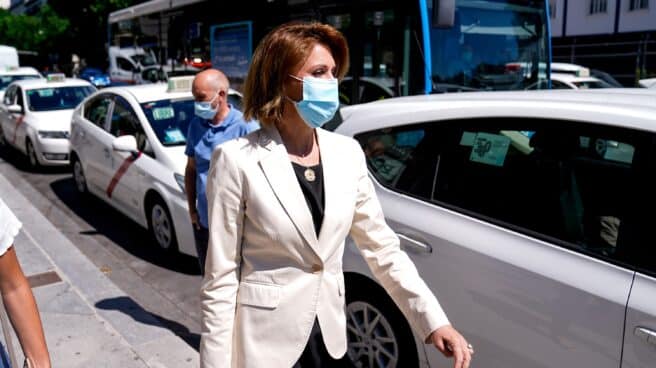 Cospedal declara como imputada ante el juez de 'Kitchen' La ex secretaria general del PP María Dolores de Cospedal a su salida de la Audiencia Nacional