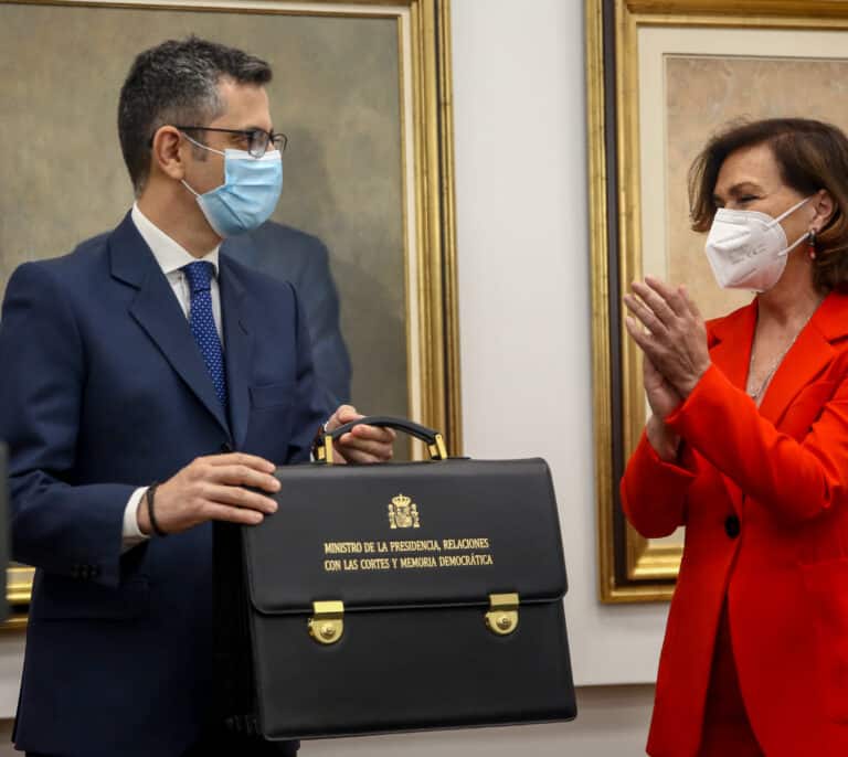 Bolaños, nuevo ministro de Presidencia: "Estas cosas ni se piden ni se pueden rechazar"