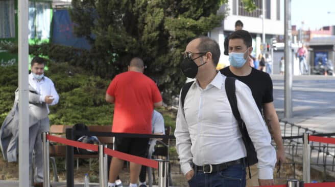 El tesorero de Podemos, Daniel de Frutos, en los Juzgados. El tesorero de Podemos, Daniel de Frutos, en los Juzgados.