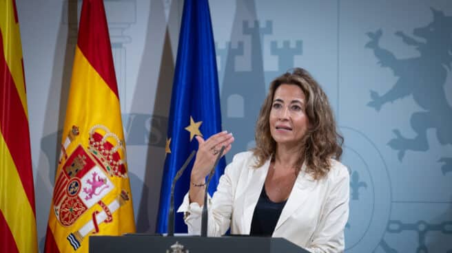 La ministra de Transportes, Movilidad y Agenda Urbana, Raquel Sánchez.