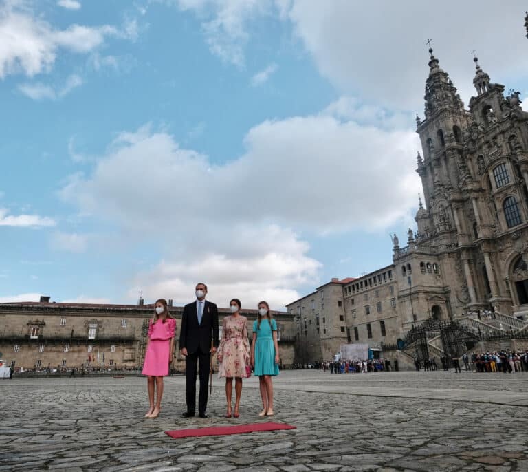 El Rey apela en Santiago a la "unidad y la concordia" en España