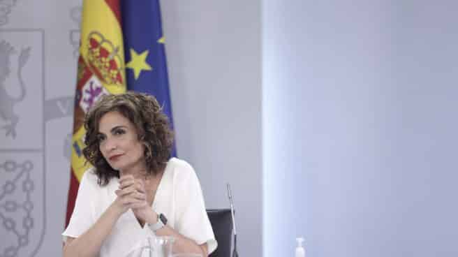 La ministra de Hacienda y Función Pública, María Jesús Montero, en una rueda de prensa posterior al Consejo de Ministros