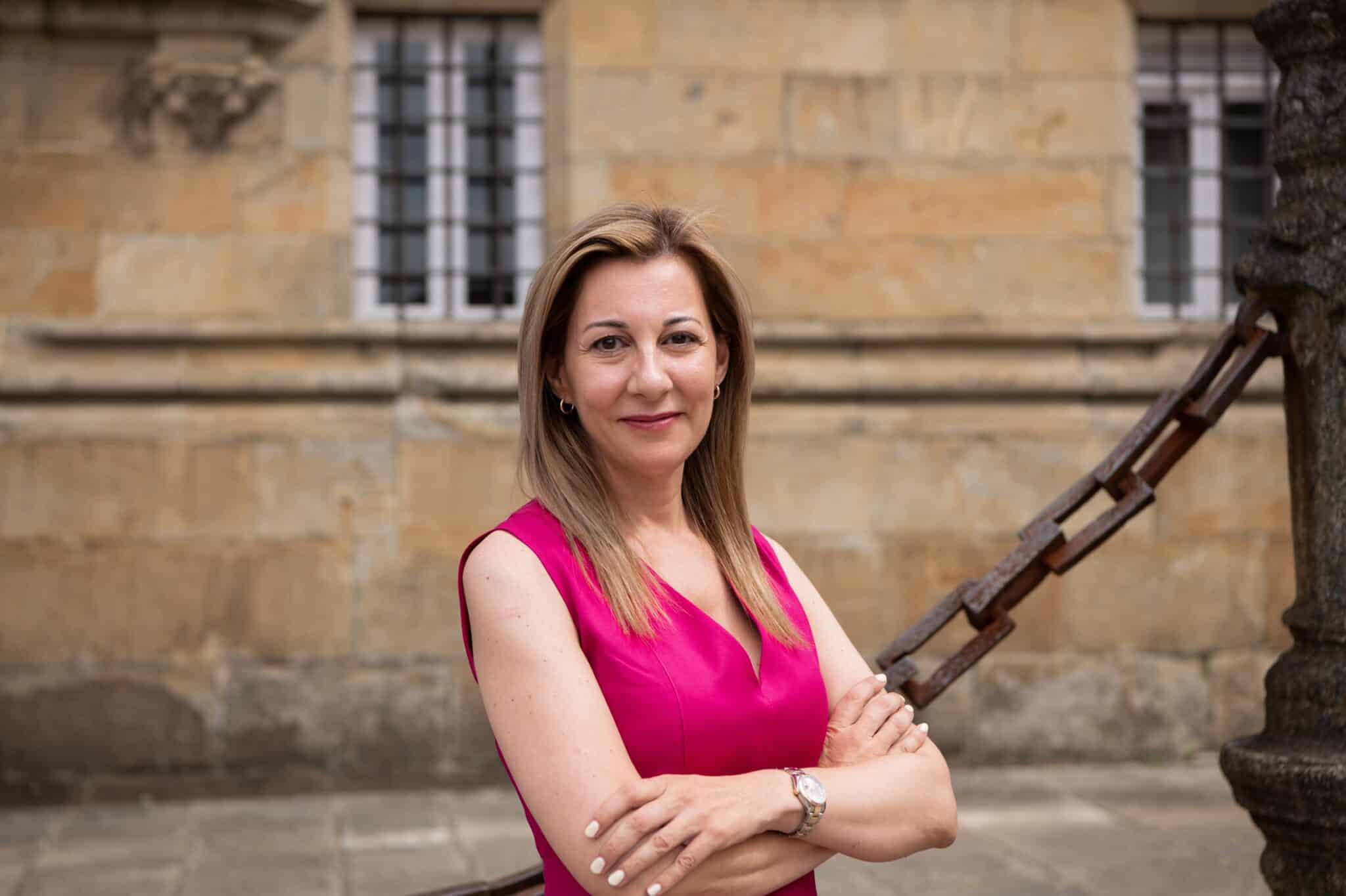Eva García Sáenz de Urturi en Santiago