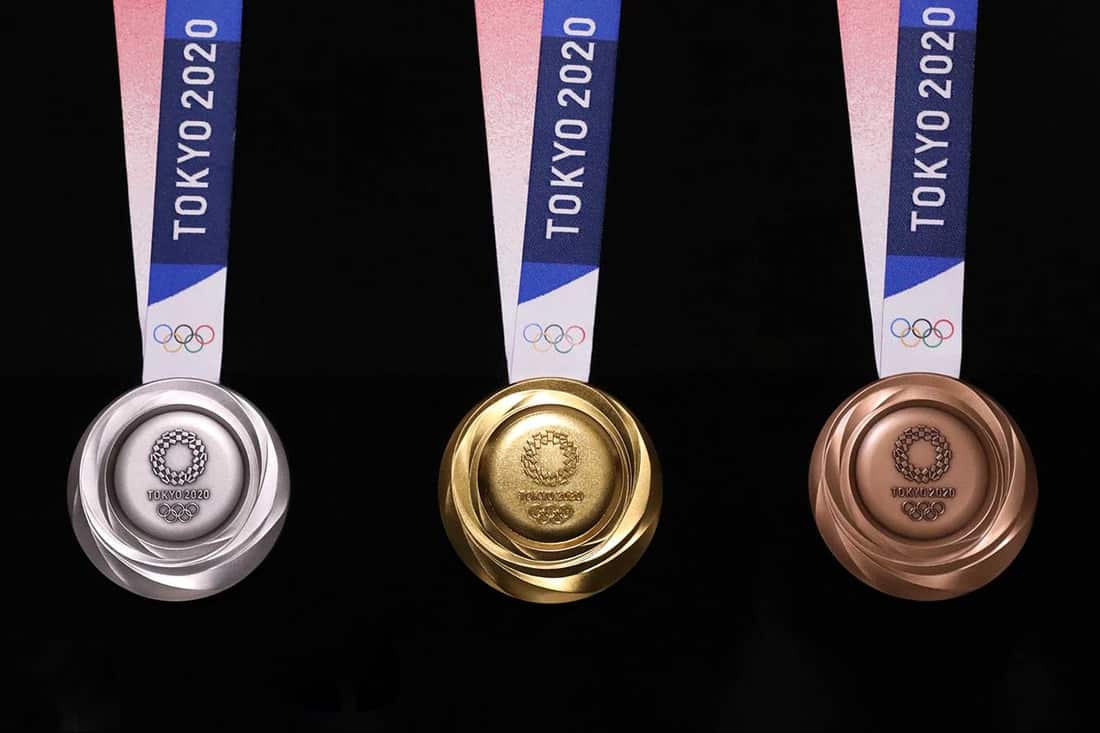 Las medallas de los Juegos Olímpicos de Tokio están fabricadas con basura tecnológica