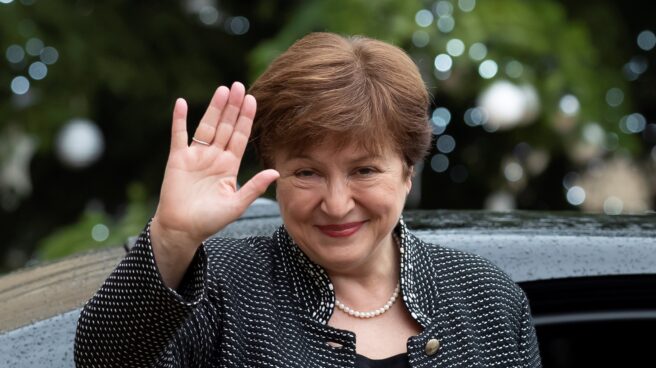 FMI previsiones España La presidenta del Fondo Monetario Internacional (FMI), Kristalina Georgieva, en ParÃs, Francia.