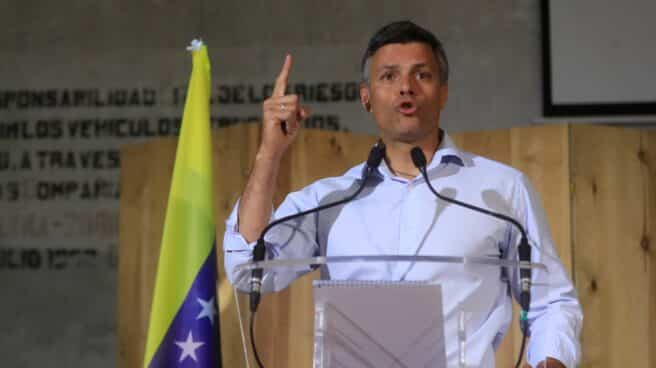 Leopoldo López a Albares: "España ha de estar en el lado correcto de la Historia" Leopoldo López, disidente venezolano, en rueda de prensa en Madrid