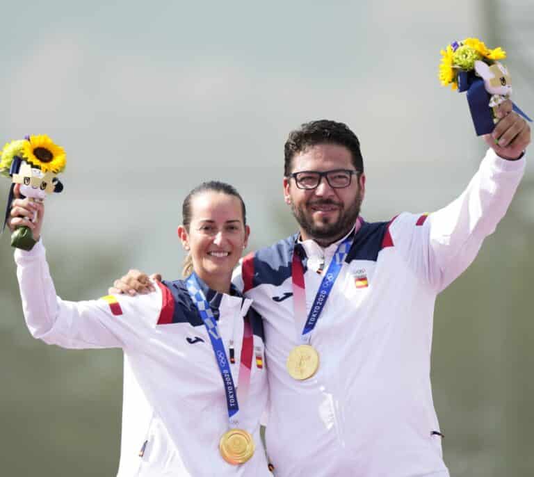 Primer oro para España en Tokio: Alberto Fernández y Fátima Gálvez en tiro