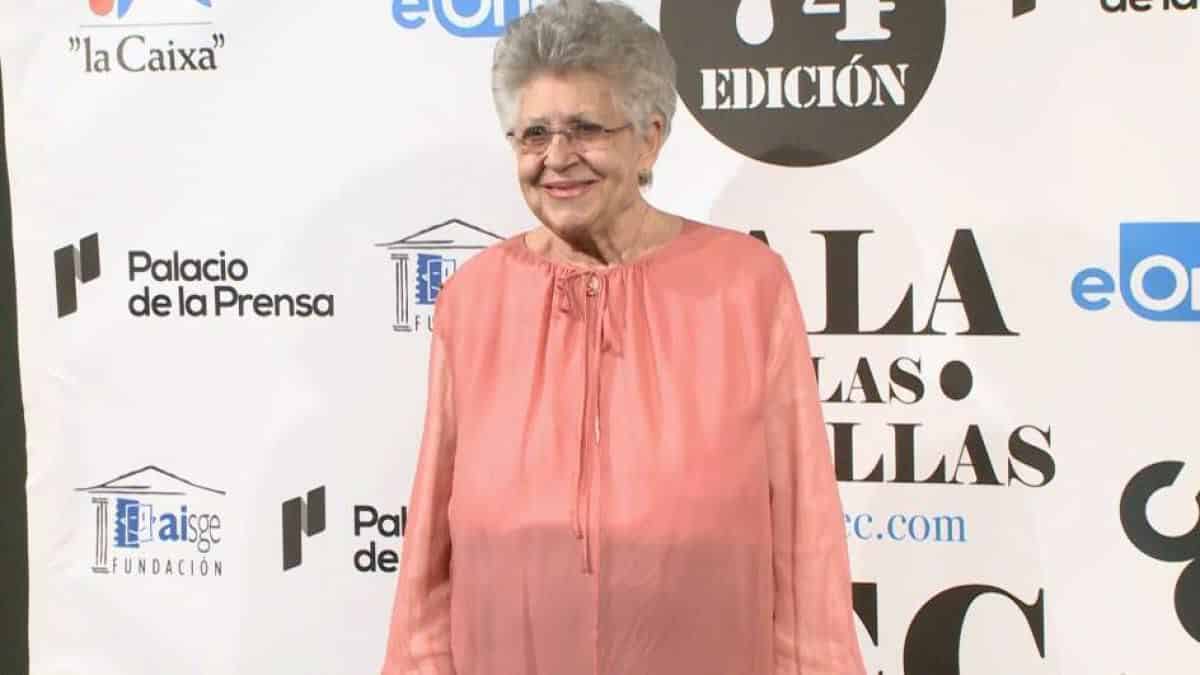 La actriz Pilar Bardem durante una presentación de unos premios de cine español