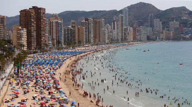 Una de las playas de Benidorm. Una de las playas de Benidorm.