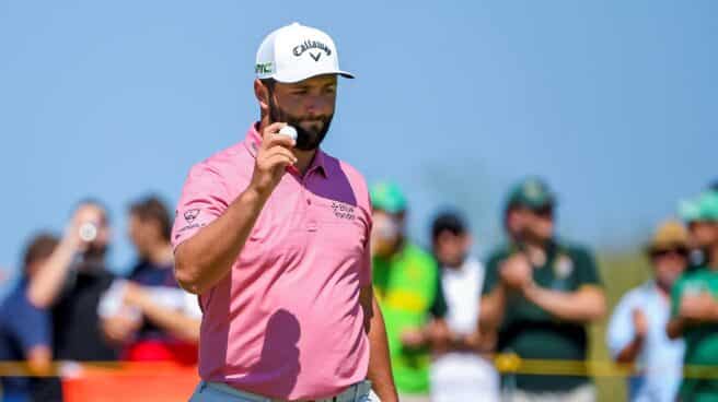 Jon Rahm , en el Abierto británico.