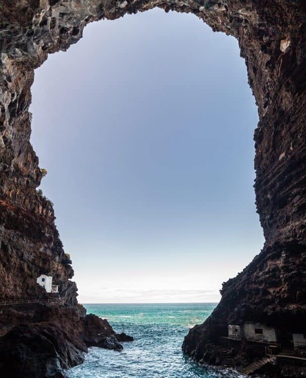 Vista desde las casas de Porís de Candelaria (Santa Cruz de Tenerife)