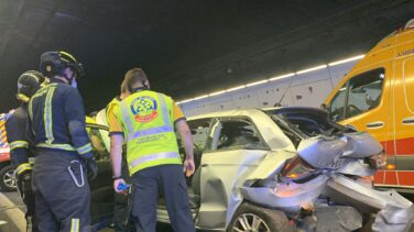 Herido muy grave un joven de 35 años en un accidente múltiple en Madrid