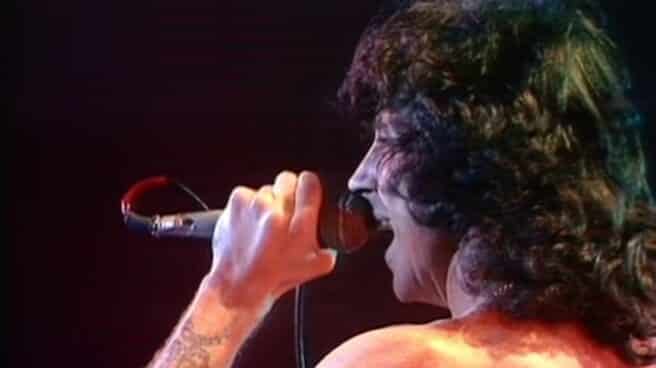 Lo de Bon Scott fue muy heavy Bon Scott en 1979