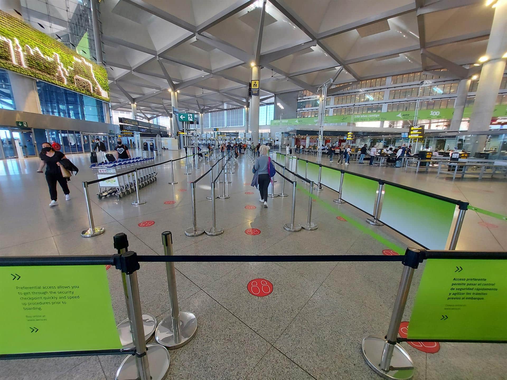 Imagen del aeropuerto de Málaga.