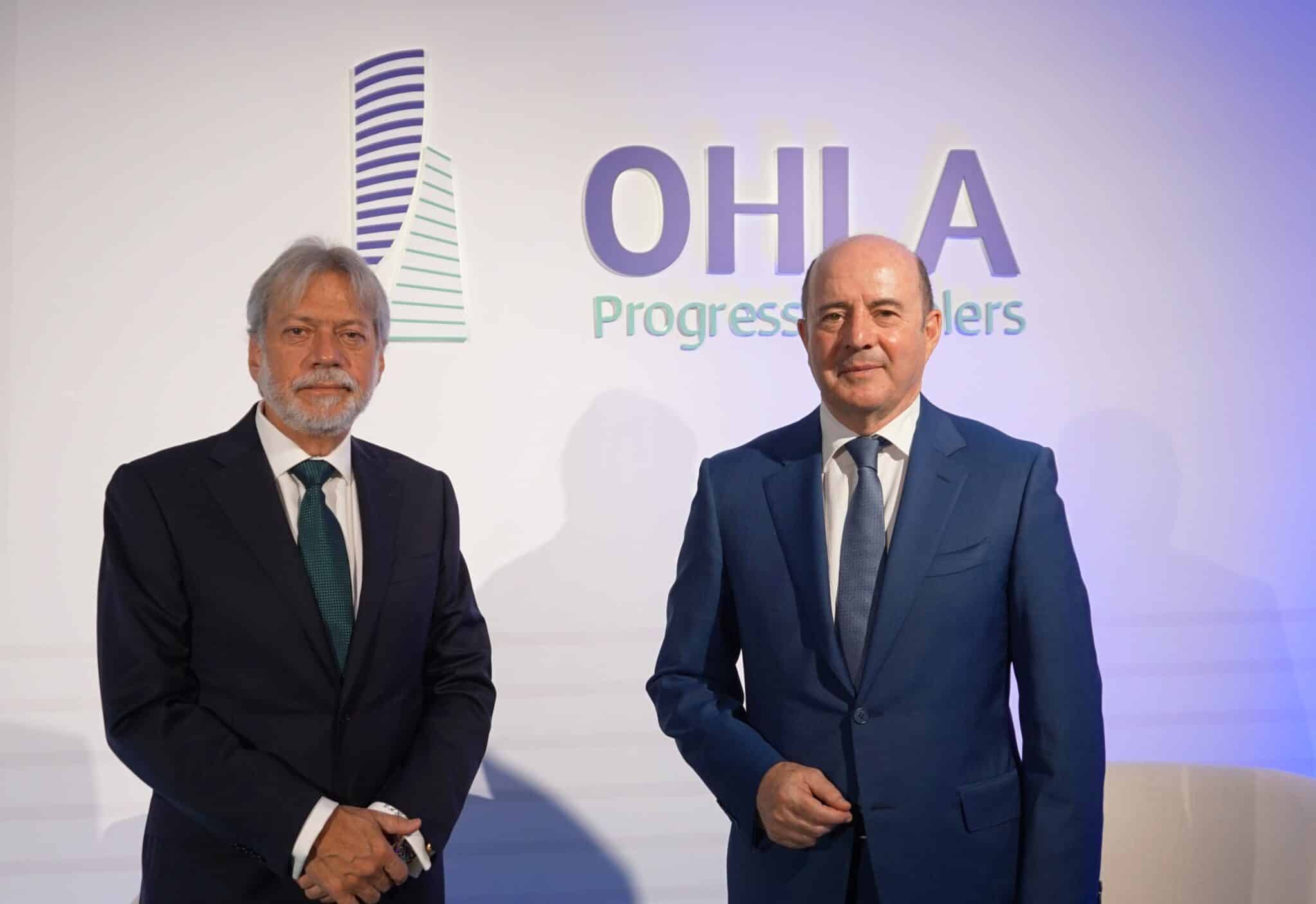 Luis Amodio, presidente de OHLA; y José Antonio Fernández Gallar, CEO de OHLA.