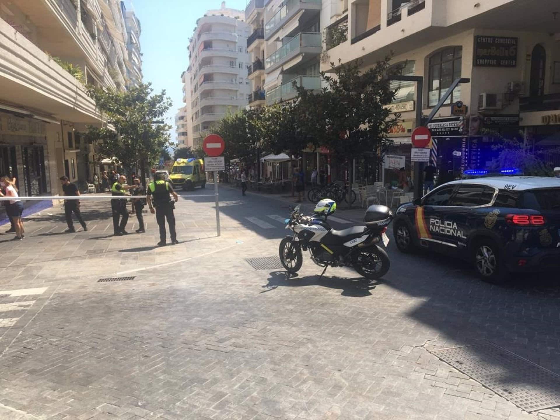 Calle de Marbella donde ha ocurrido el atropello.