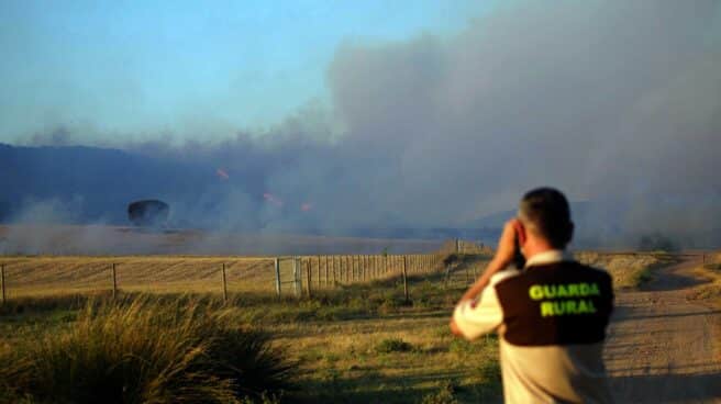 Incendio en Monte Yerga (La Rioja).