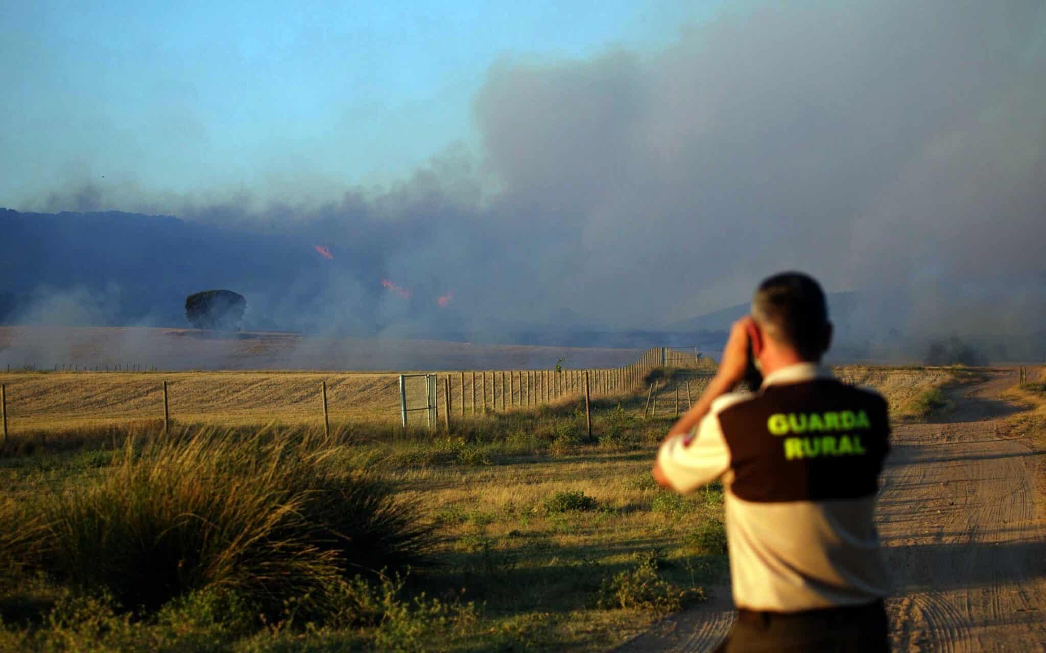 Incendio en Monte Yerga (La Rioja).