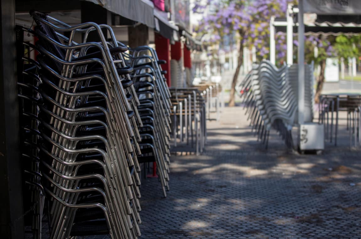 Terraza cerrada en Santander.