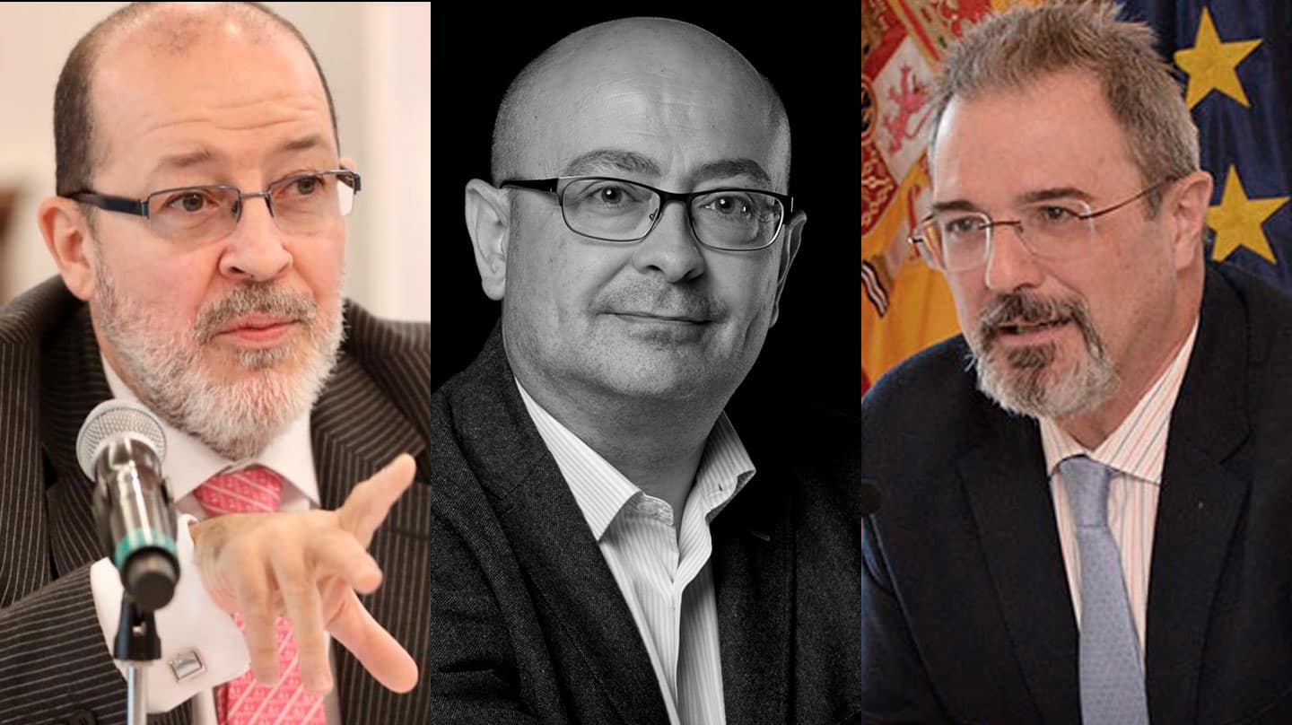 Los catedráticos Javier Díaz Revorio, José Manuel Vera Santos y Carlos Flores Juberías.