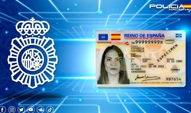 Nuevo modelo de documento nacional de identidad electrónico.
