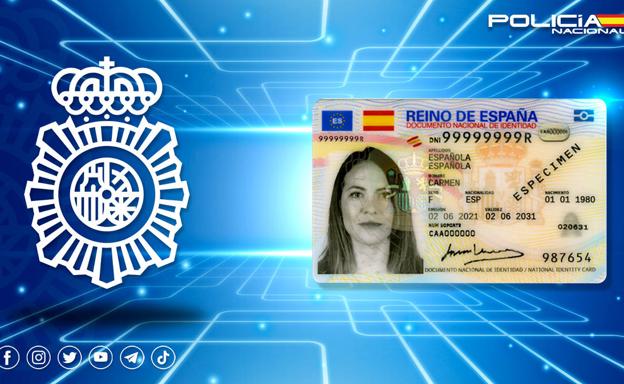 Nuevo modelo de documento nacional de identidad electrónico.