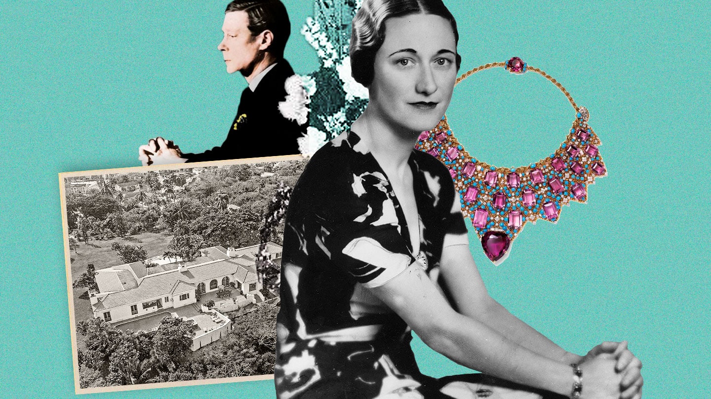 Collage de Eduardo VIII y Wallis Simpson