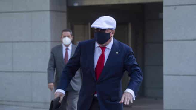 El comisario jubilado José Manuel Villarejo, en la Audiencia Nacional