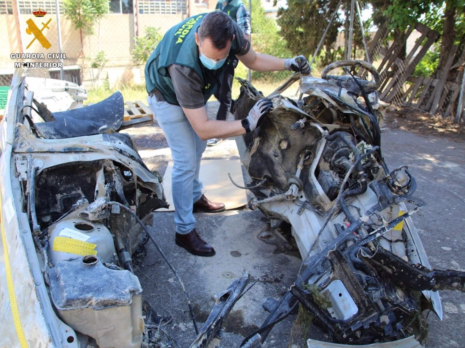 Confirman que el coche encontrado en el río Ebro es el usado en el atropello mortal de Luceni (Zaragoza)