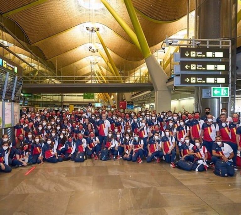 La expedición olímpica española ya está en Tokio