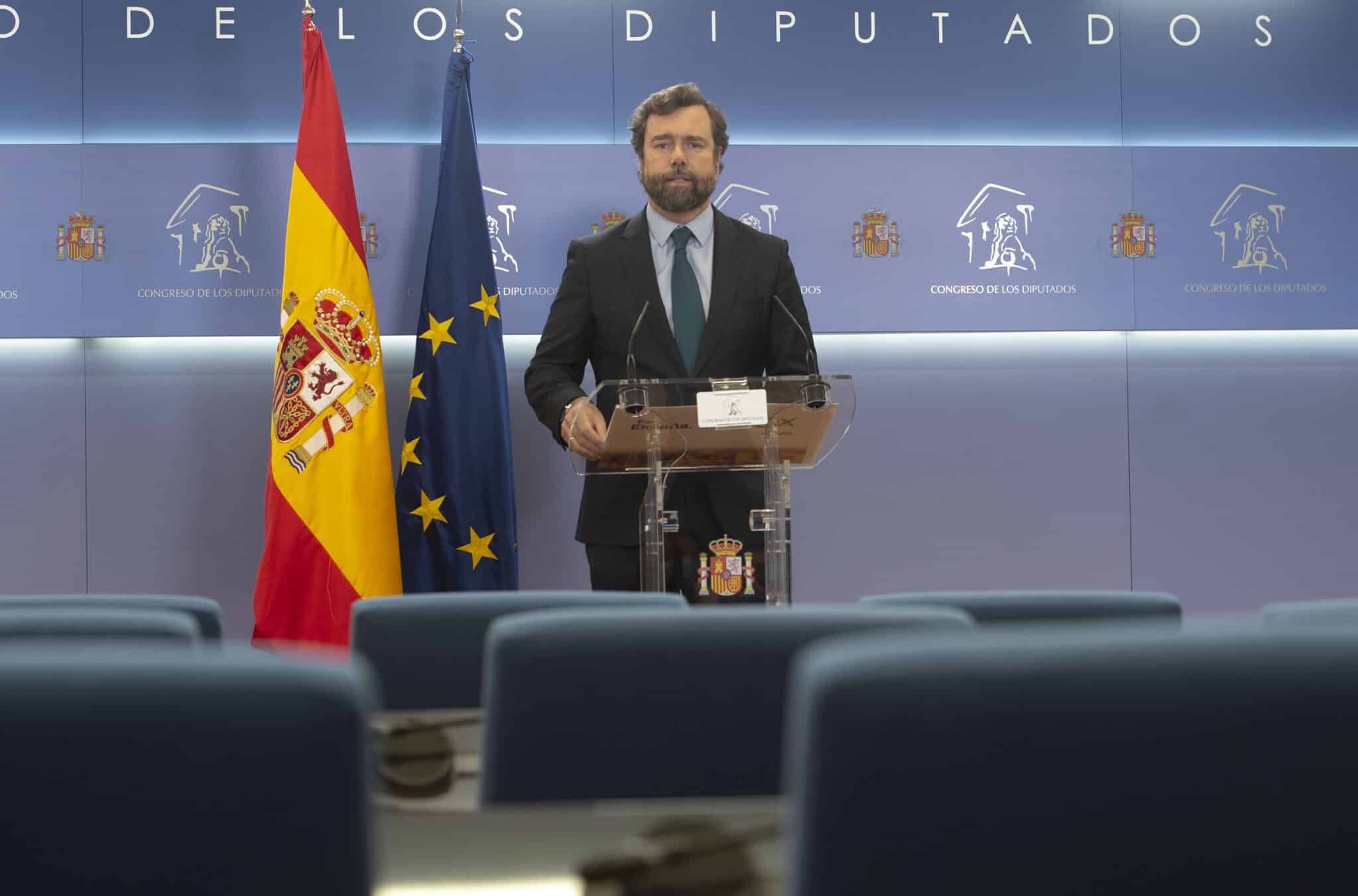 El portavoz parlamentario de Vox, Iván Espinosa de los Monteros