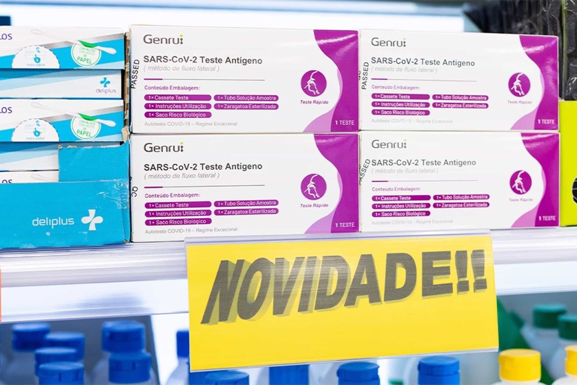 Test de antígenos de Mercadona en Portugal.