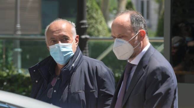 José Luis Moreno, saliendo de la Audiencia Nacional tras quedar en libertad en julio pasado.