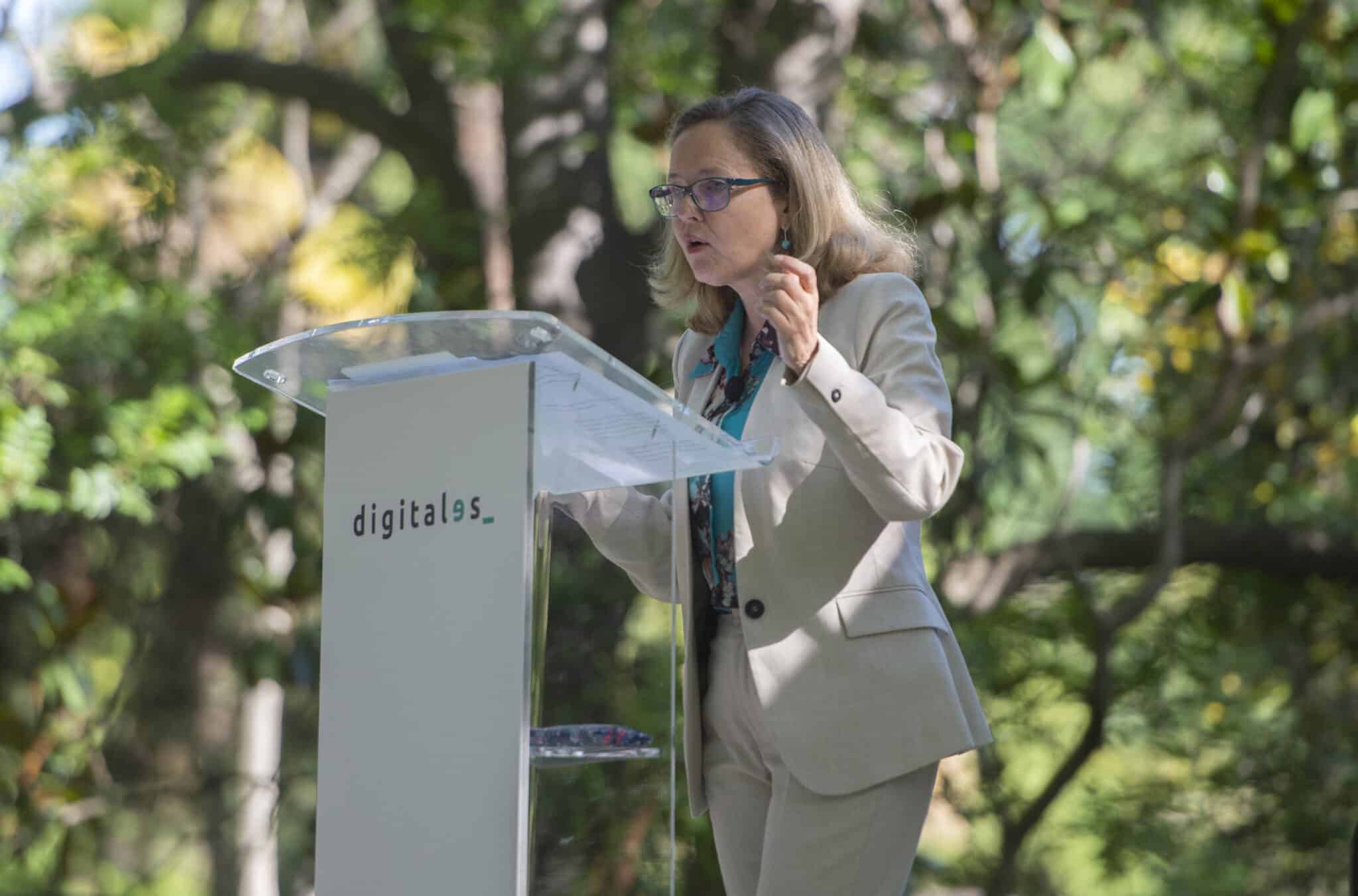 La vicepresidenta segunda y ministra de Asuntos Económicos y Transformación Digital, Nadia Calviño.