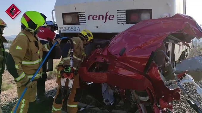 Accidente en Novelda (Alicante).