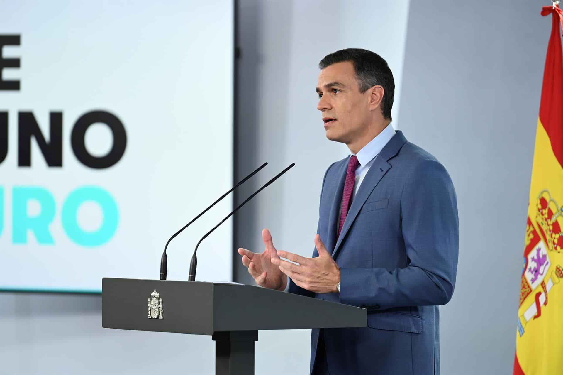 Pedro Sánchez anuncia los cambios en su gobierno.