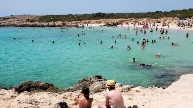 Playa de Binibeca, en Menorca.