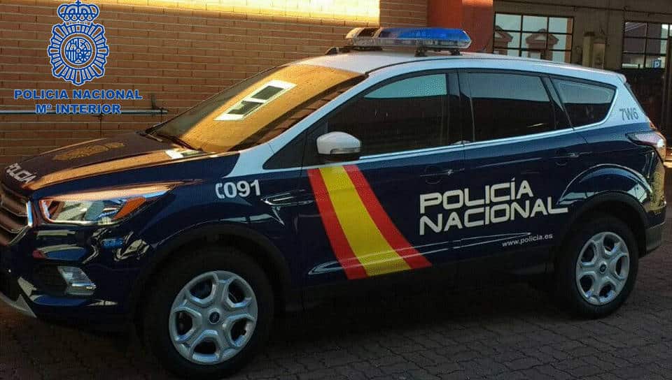 Un vehículo de la Policía Nacional.