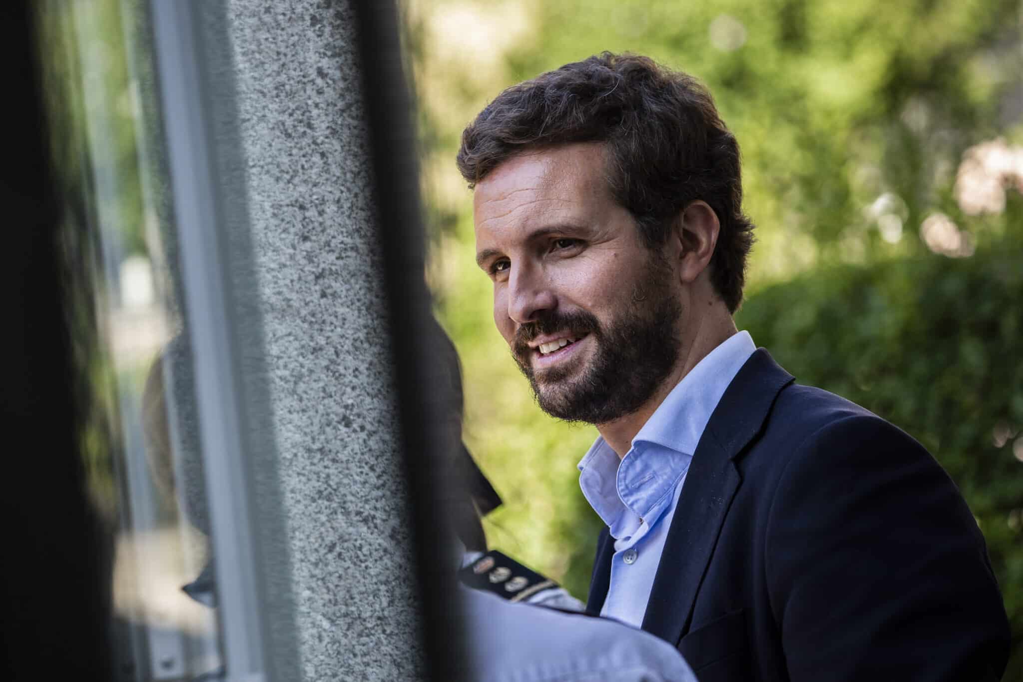 El presidente del PP, Pablo Casado.