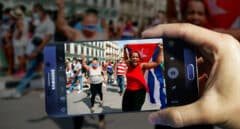 Golpes contra móviles: el 11-J cubano