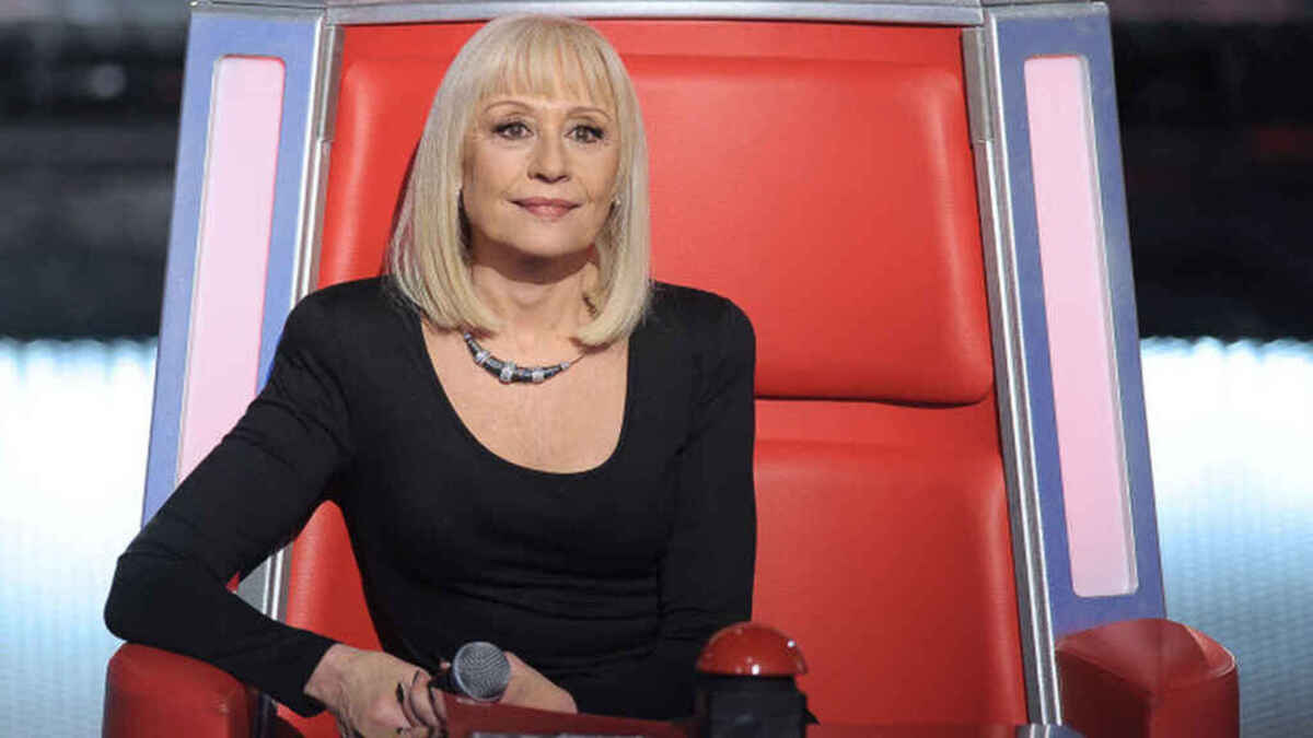 Raffaella Carrà en un concurso de televisión