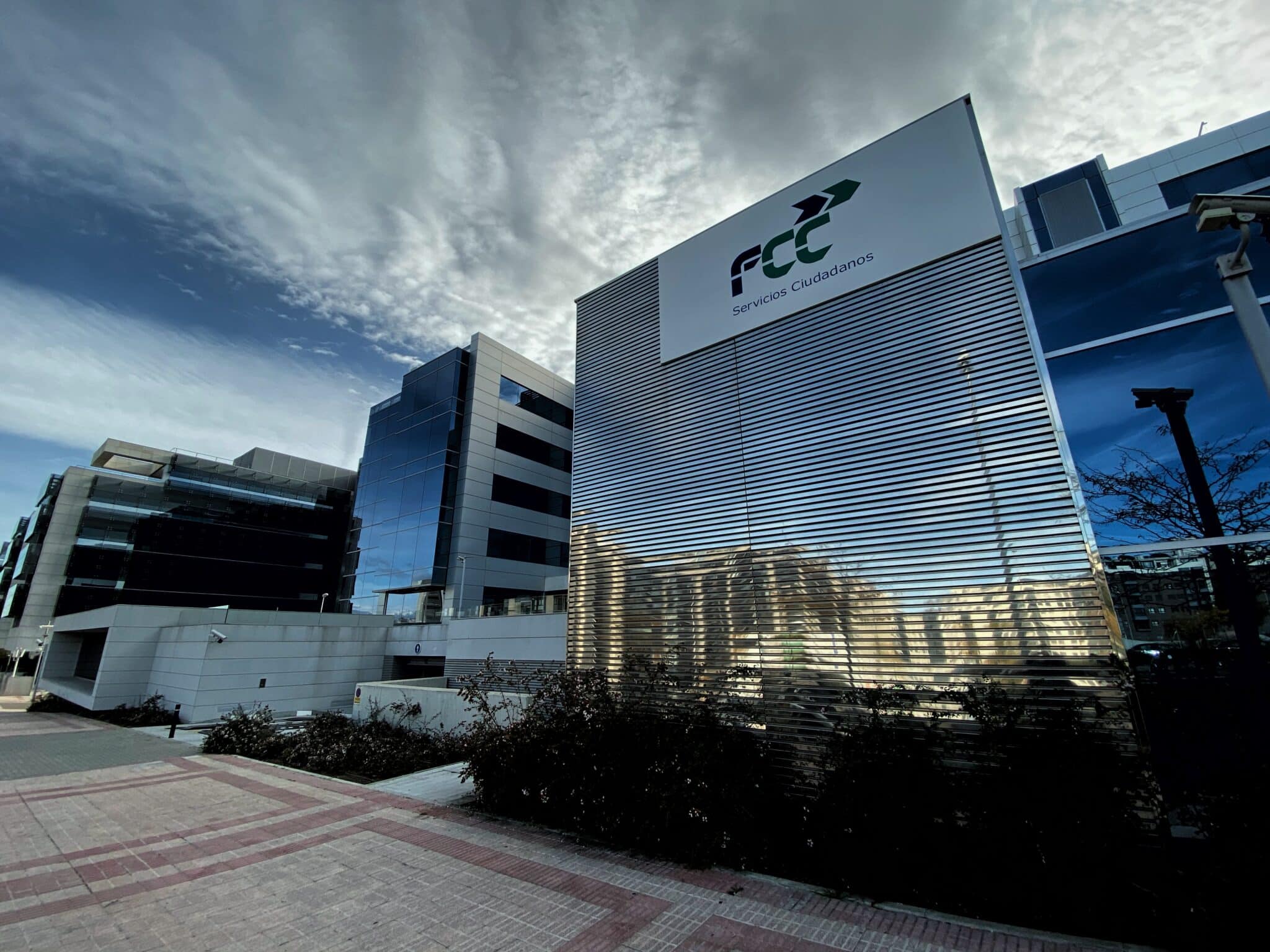 Imagen de la sede de FCC en Madrid.