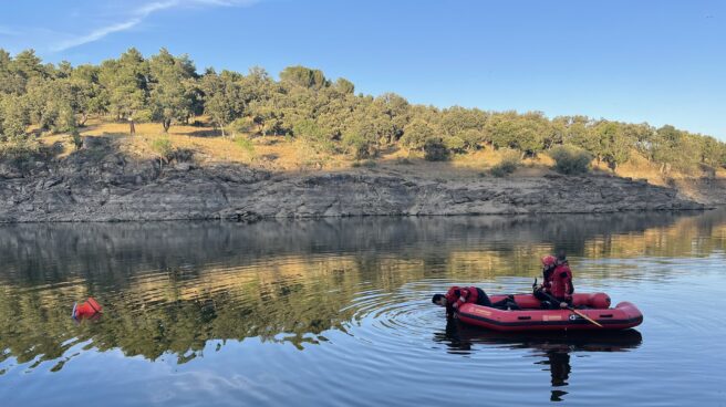 Operativo de búsqueda en el río Lozoya. Operativo de búsqueda en el río Lozoya.