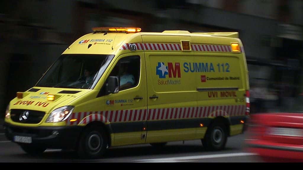 Ambulancia del SUMMA 112.