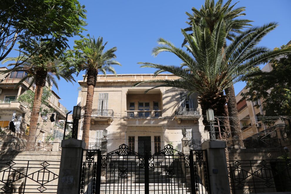 La casa al Ayubi, construida por Aranda en 1928, en uno de los barrios más cotizados de Damasco