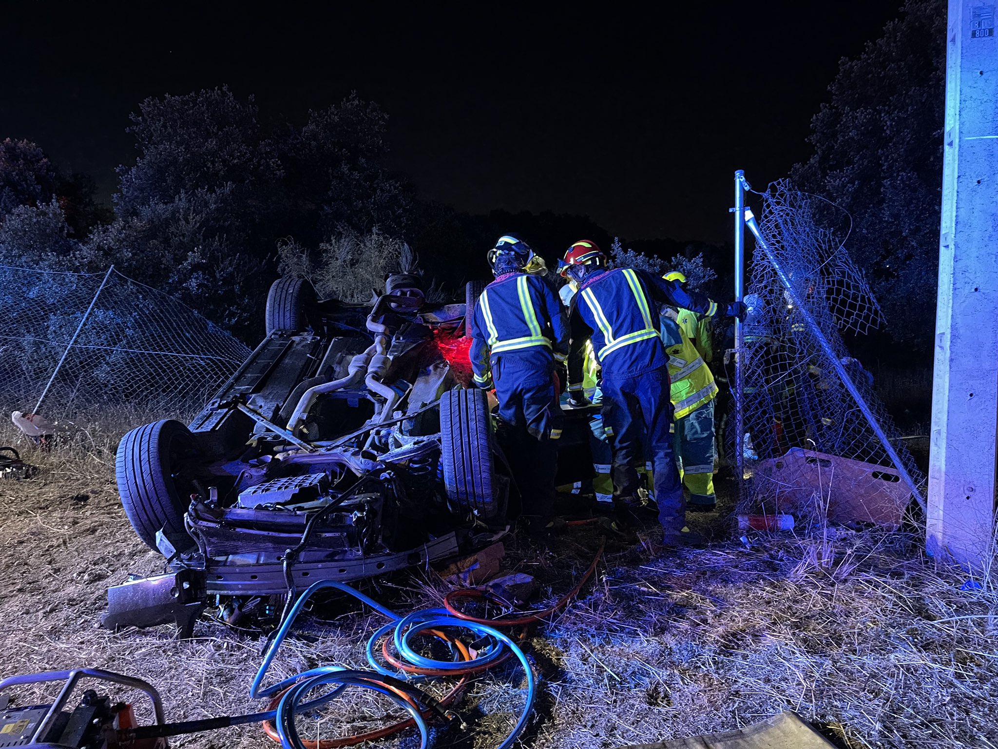 Accidente de tráfico en Valdemorillo.