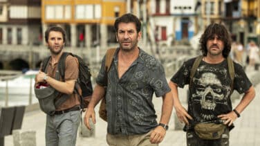 Julián López, Arturo Valls y Ernesto Sevilla en un "Interrail de cuarentones"